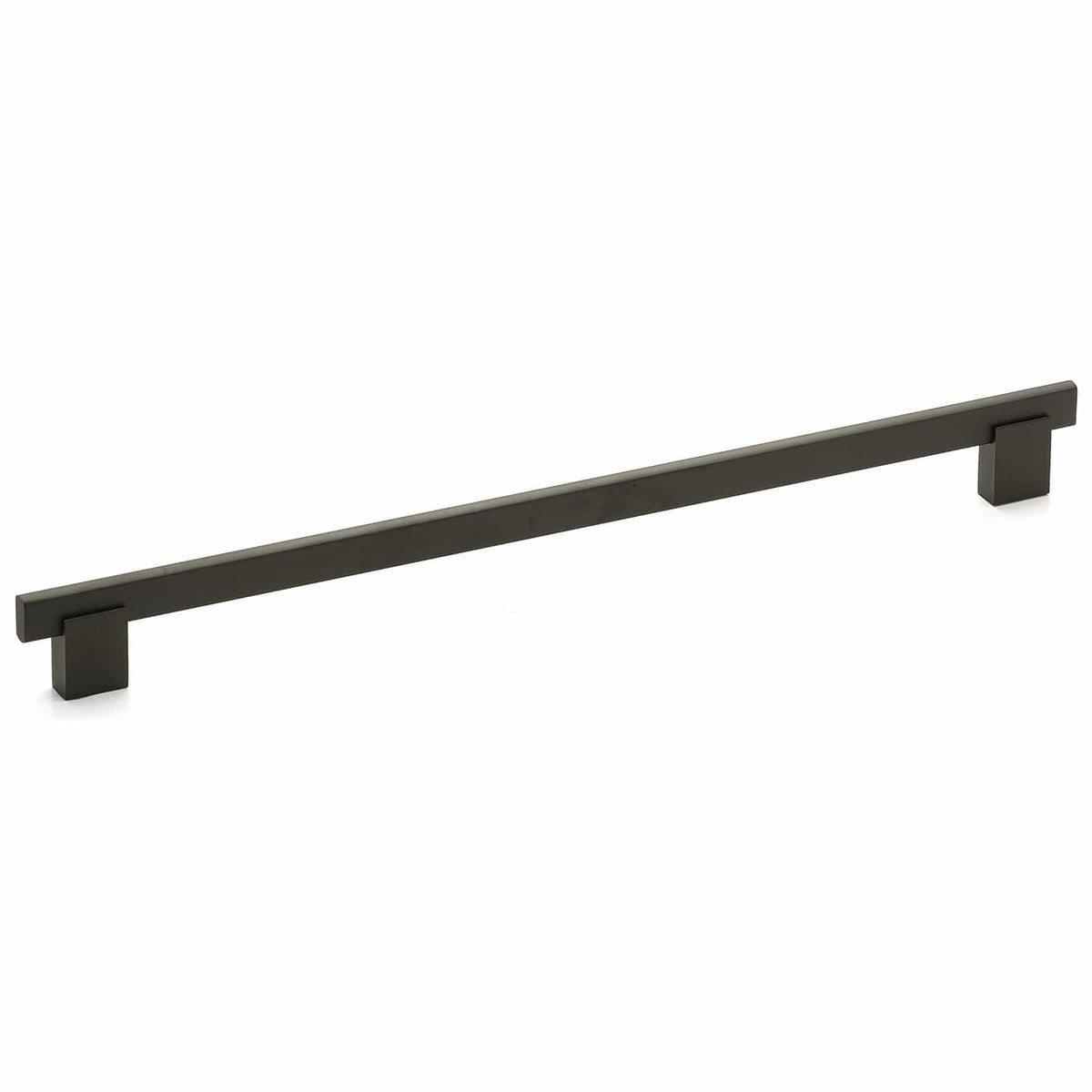 Contemporary Pull, 12-5/8" Center-to-Center, Matte Black