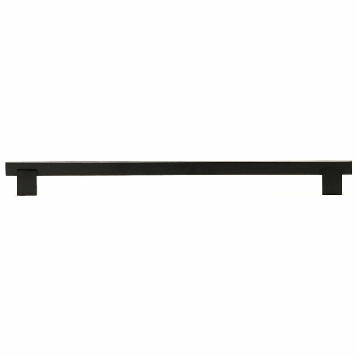 Contemporary Pull, 12-5/8" Center-to-Center, Matte Black