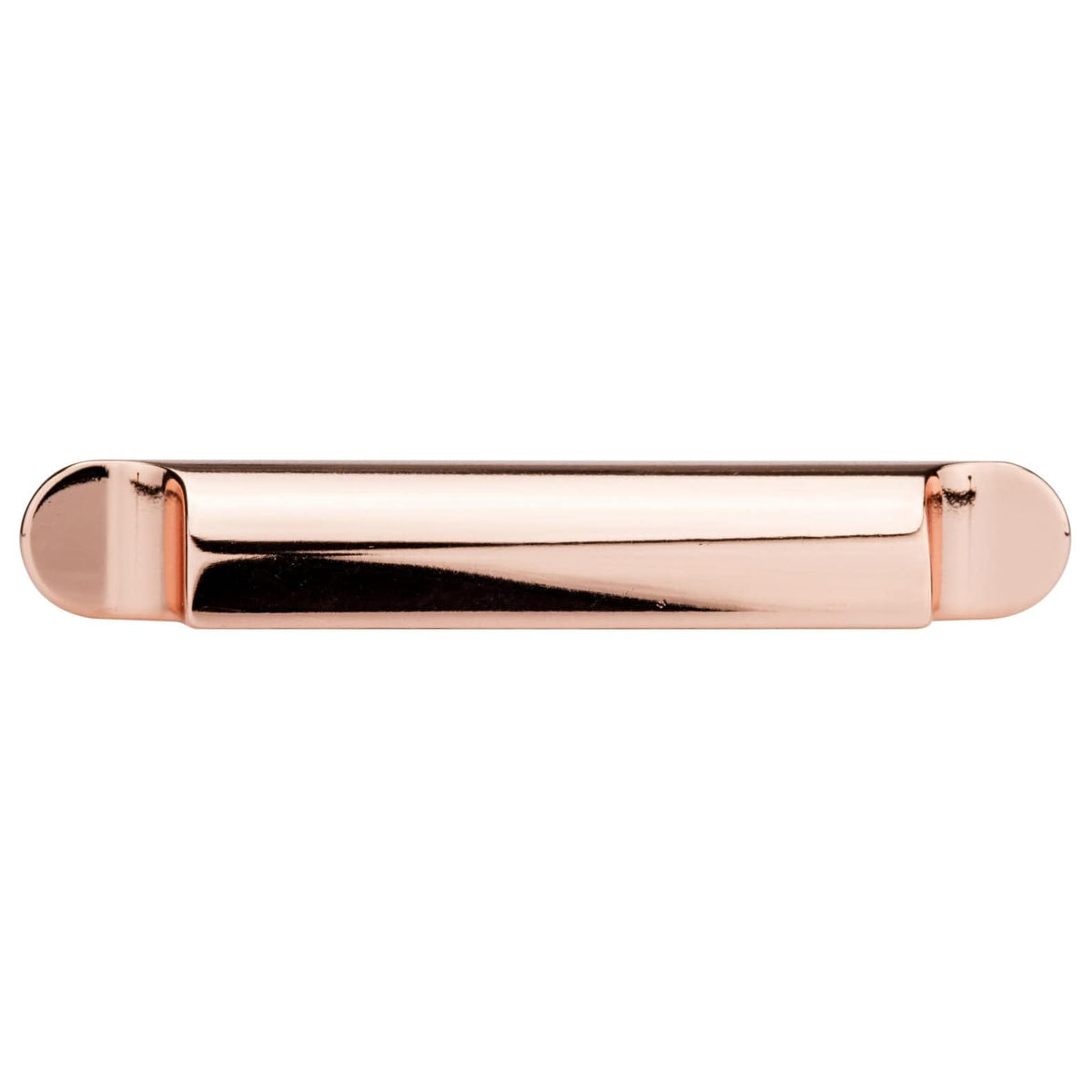 Contemporary Pull - 3-3/4" Center-to-Center - 7/8" W x 5-21/32" L - Polished Copper
