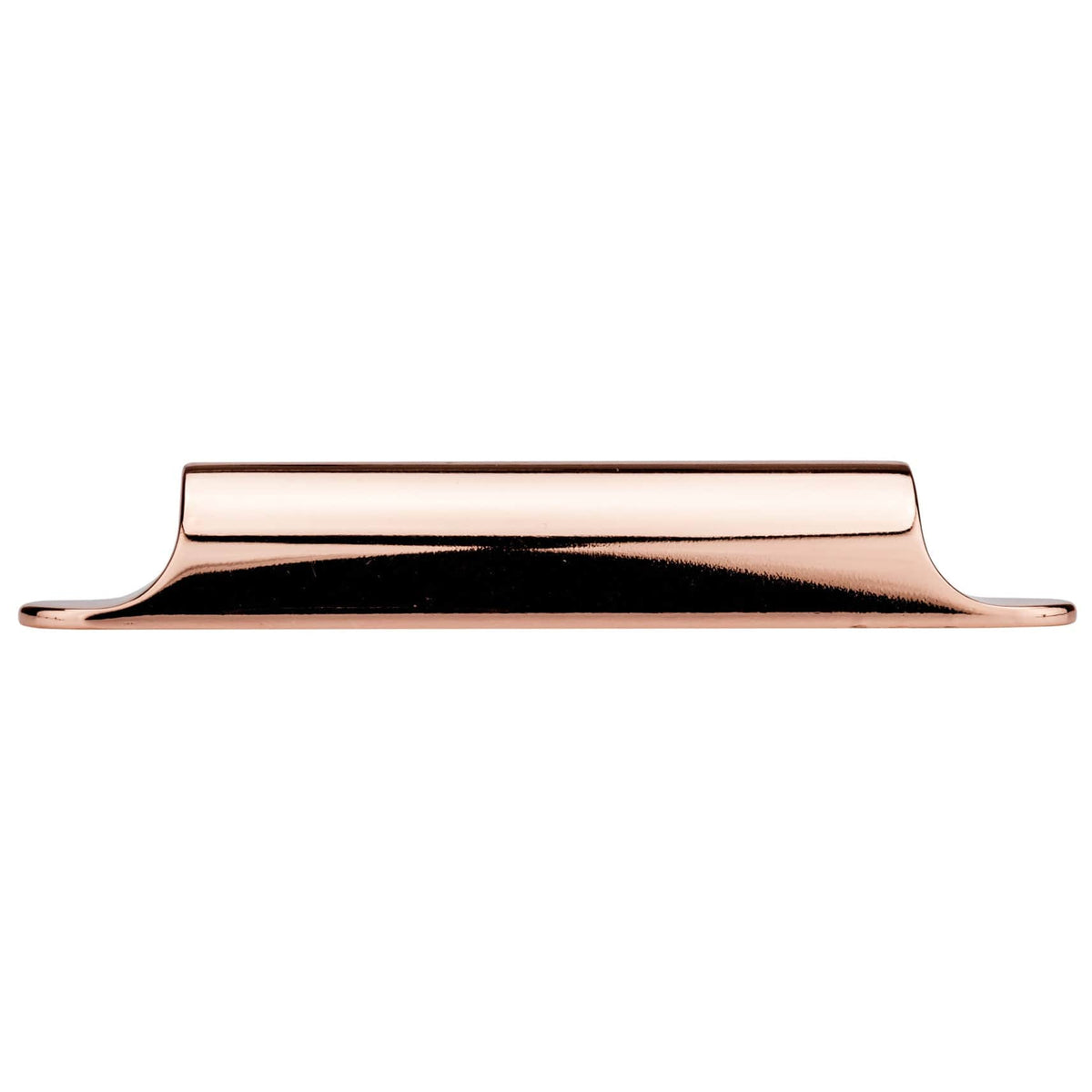 Contemporary Pull - 3-3/4" Center-to-Center - 7/8" W x 5-21/32" L - Polished Copper