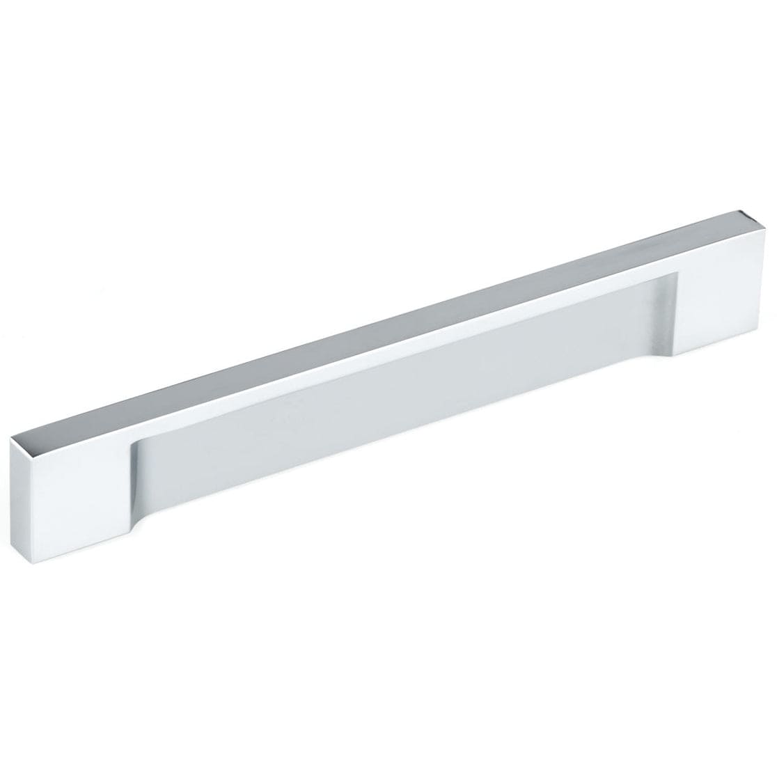 Contemporary Pull, 5-1/16" Center-to-Center, Chrome