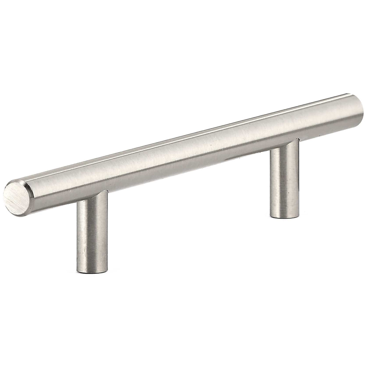Contemporary Pull, 4-1/4" Center-to-Center, Brushed Nickel