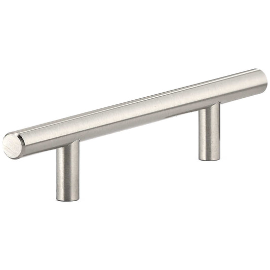 Contemporary Pull, 4-1/4" Center-to-Center, Brushed Nickel