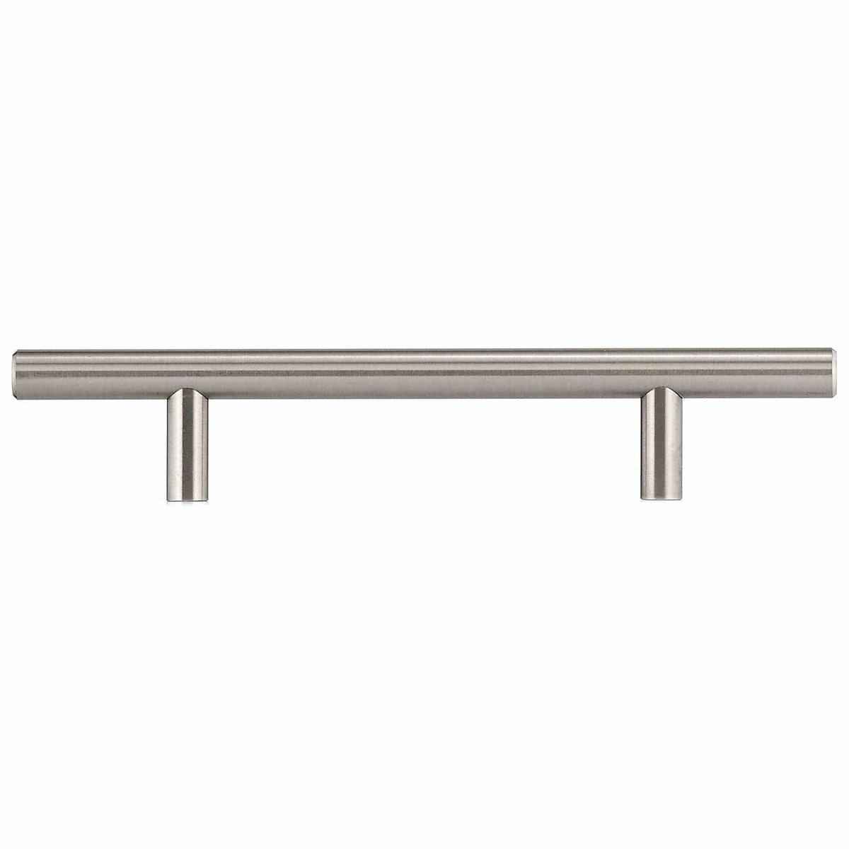 Contemporary Pull, 4-1/4" Center-to-Center, Brushed Nickel