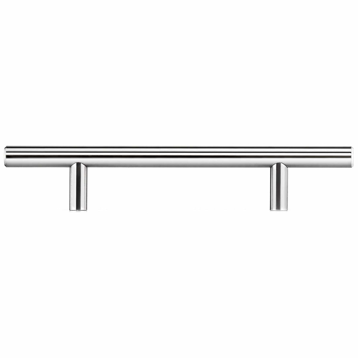 Contemporary Pull, 5-1/16" Center-to-Center, Chrome