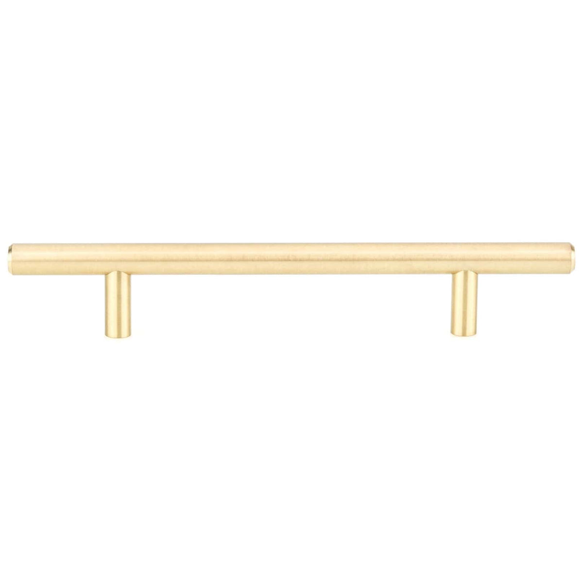 Contemporary Pull, 5-1/16" Center-to-Center, Satin Brass