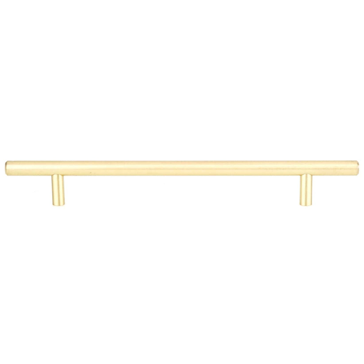 Contemporary Pull, 7-9/16" Center-to-Center, Satin Brass