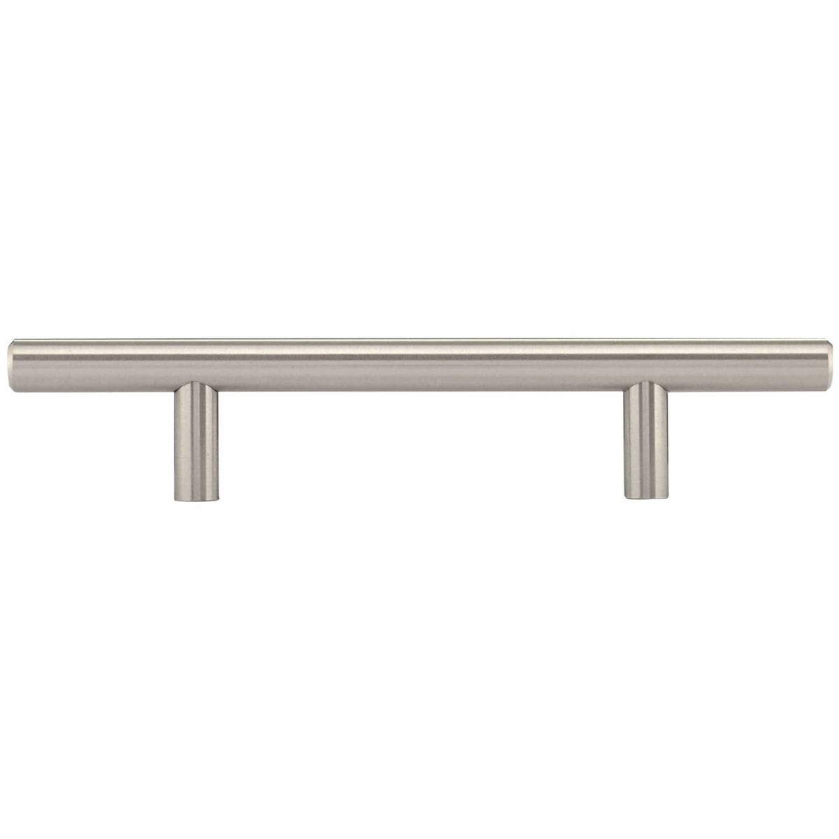 Contemporary Pull, 3-3/4" Center-to-Center, Brushed Nickel