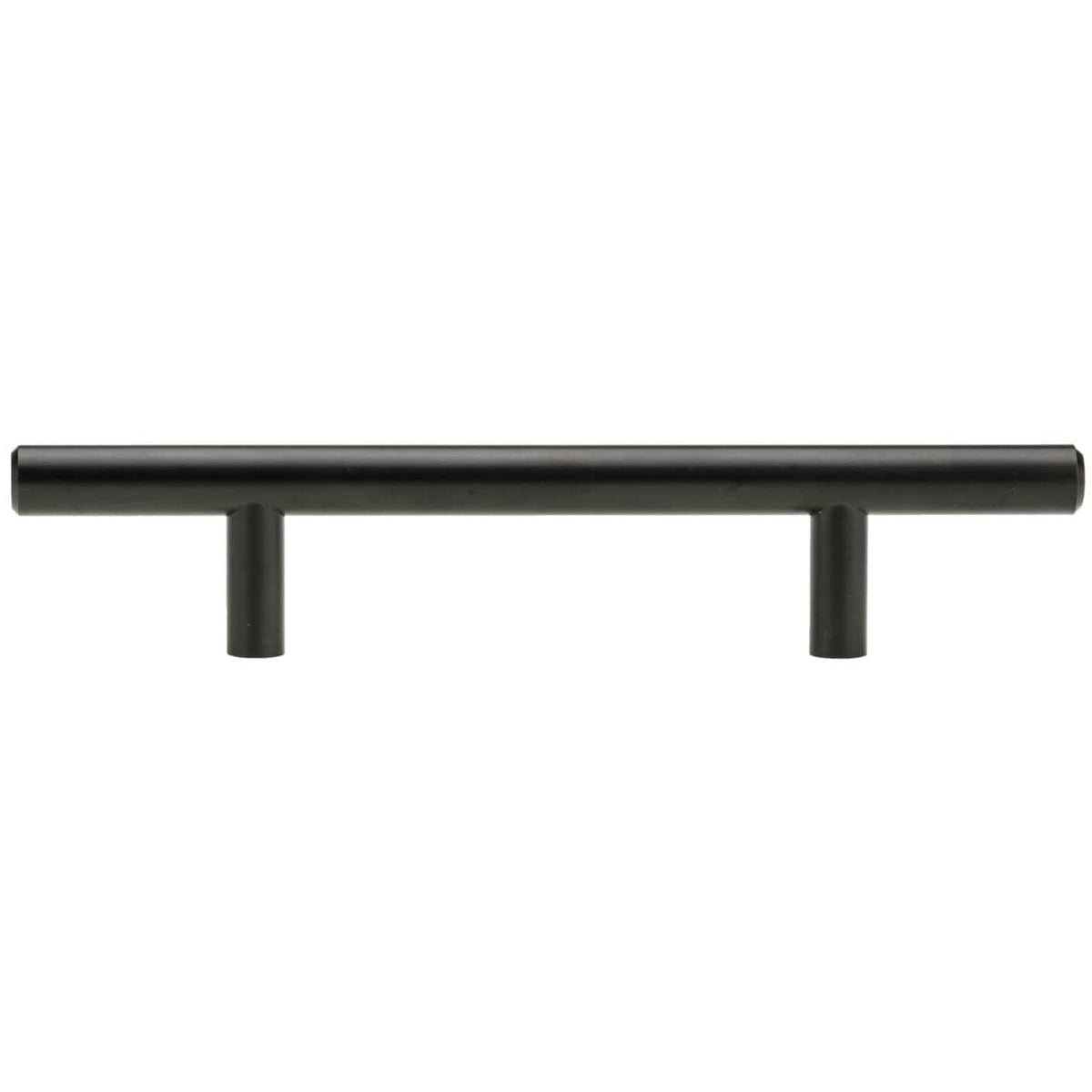Contemporary Pull, 3-3/4" Center-to-Center, Matte Black