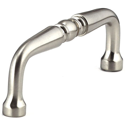 Traditional Pull, 3" Center-to-Center, Brushed Nickel