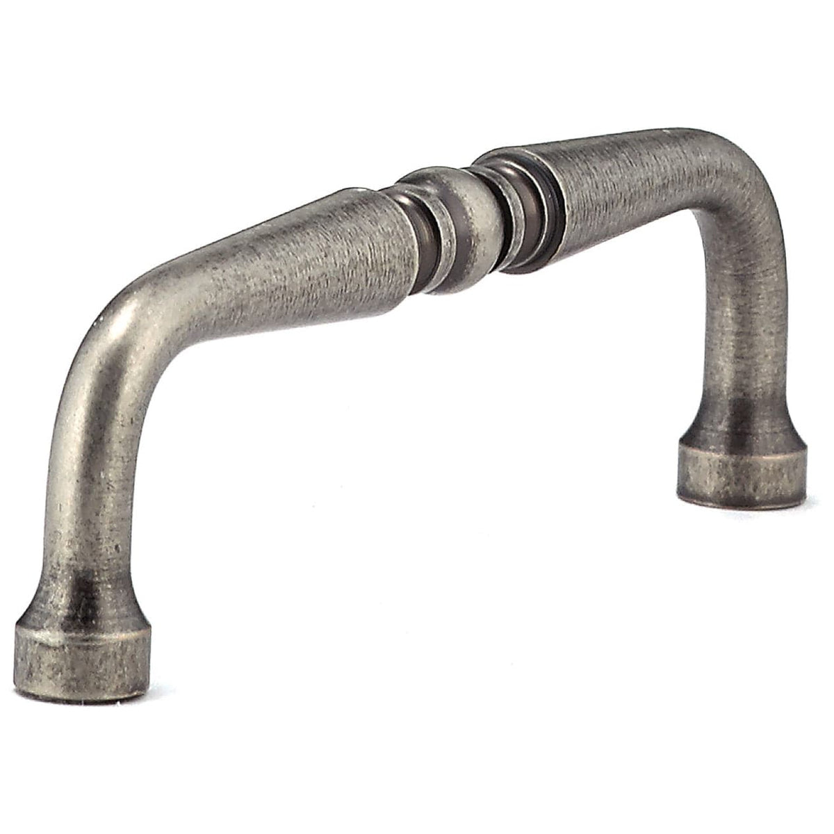 Traditional Pull, 3-1/2" Center-to-Center, Pewter