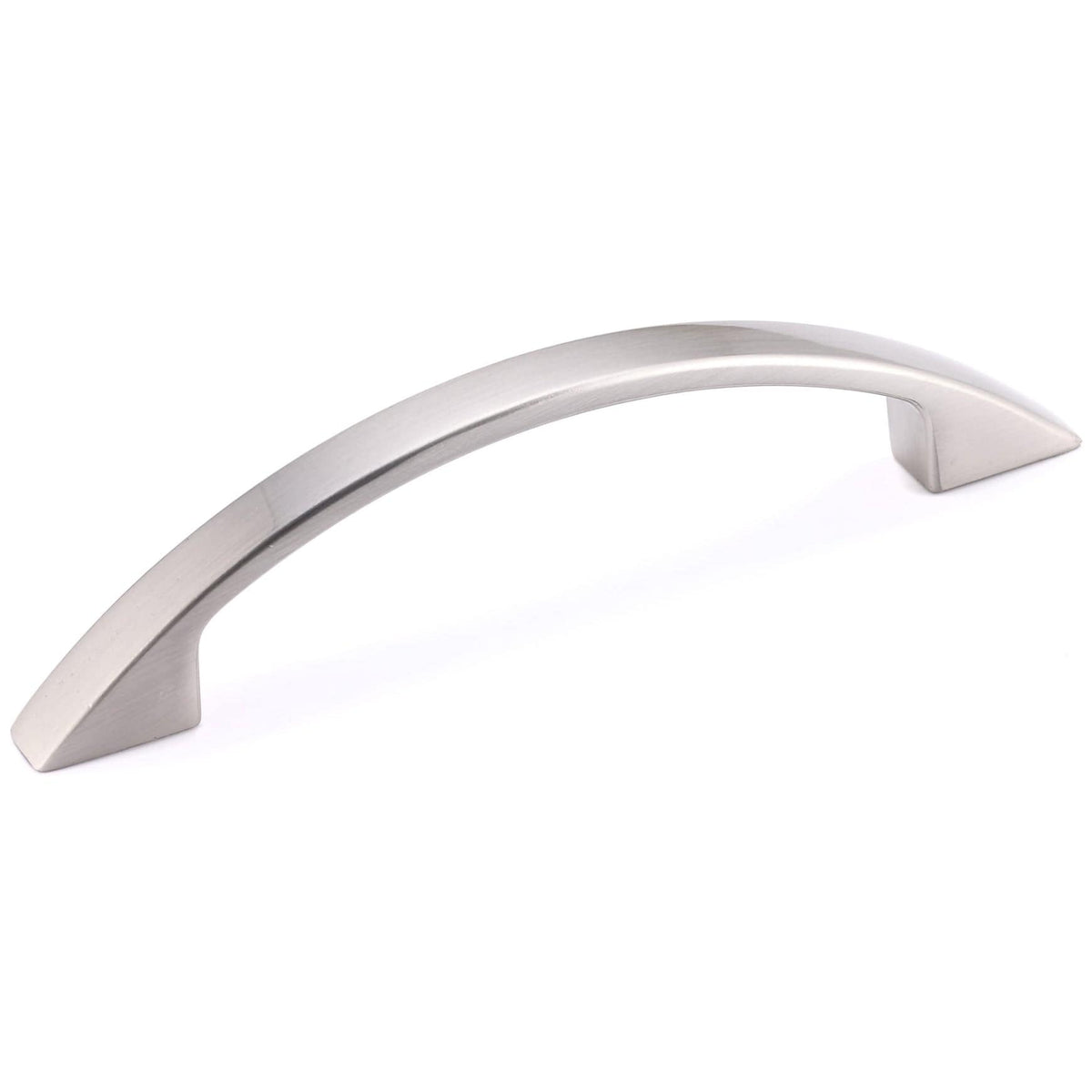 Contemporary Pull, 3-3/4" Center-to-Center, Brushed Nickel
