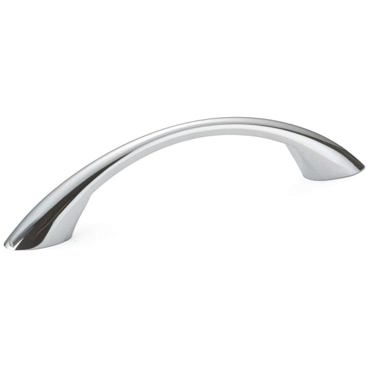 Contemporary Pull, 3-3/4" Center-to-Center, Chrome