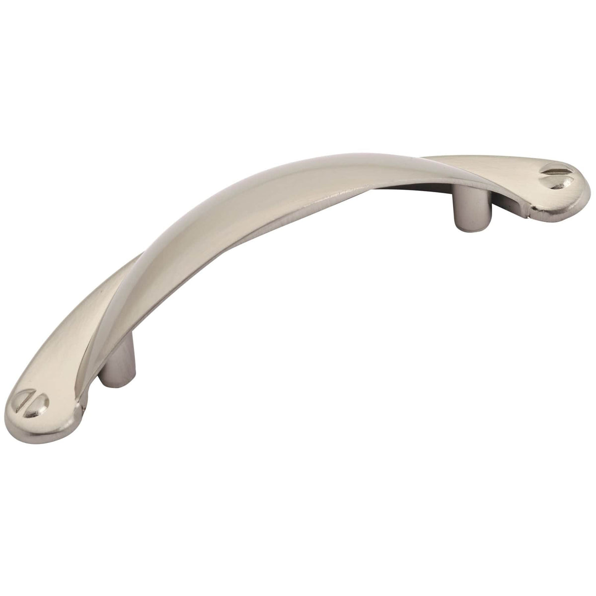 Traditional Cup Pull, 2-1/2" Center-to-Center, Brushed Nickel