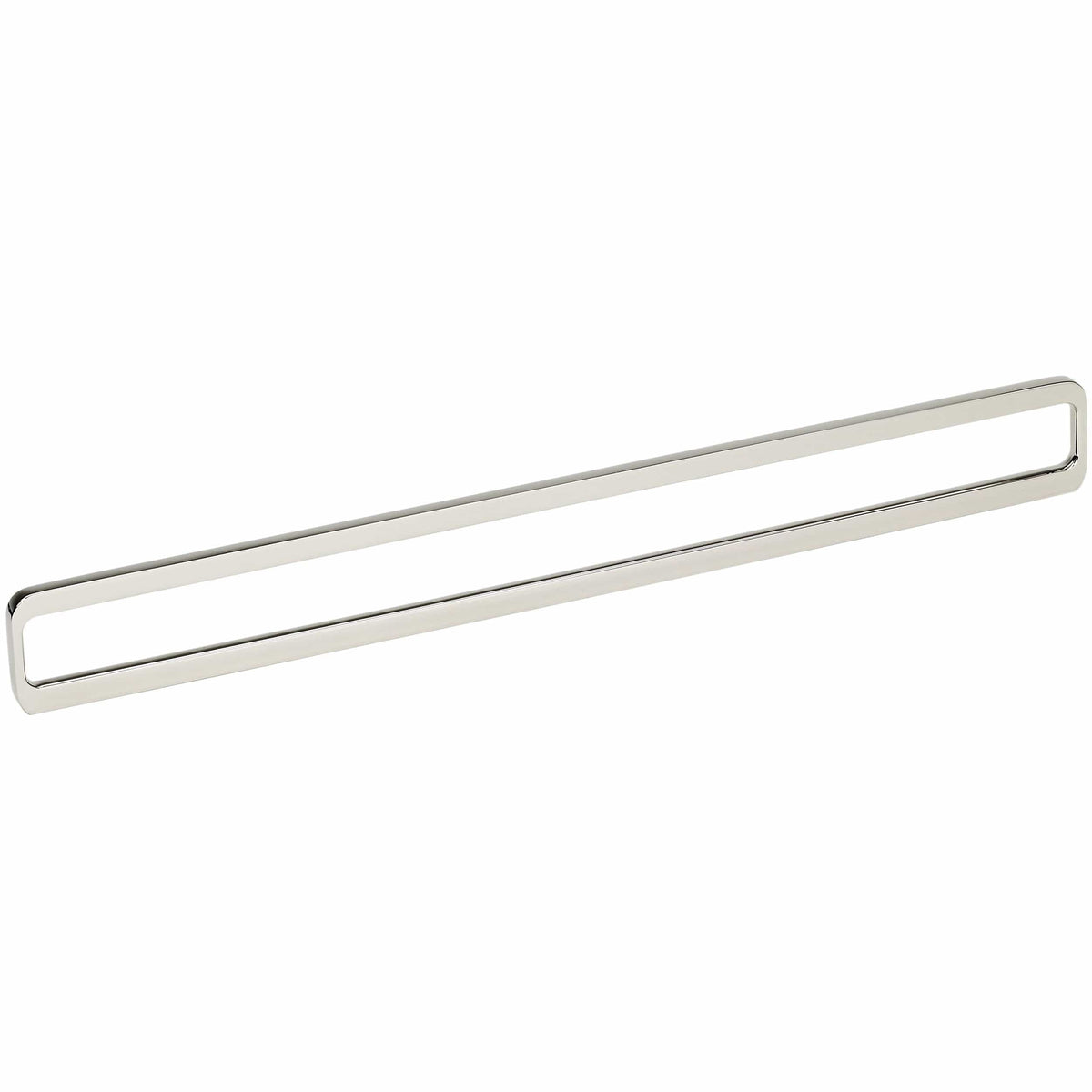 Contemporary Pull, 12-5/8" Center-to-Center, Polished Nickel