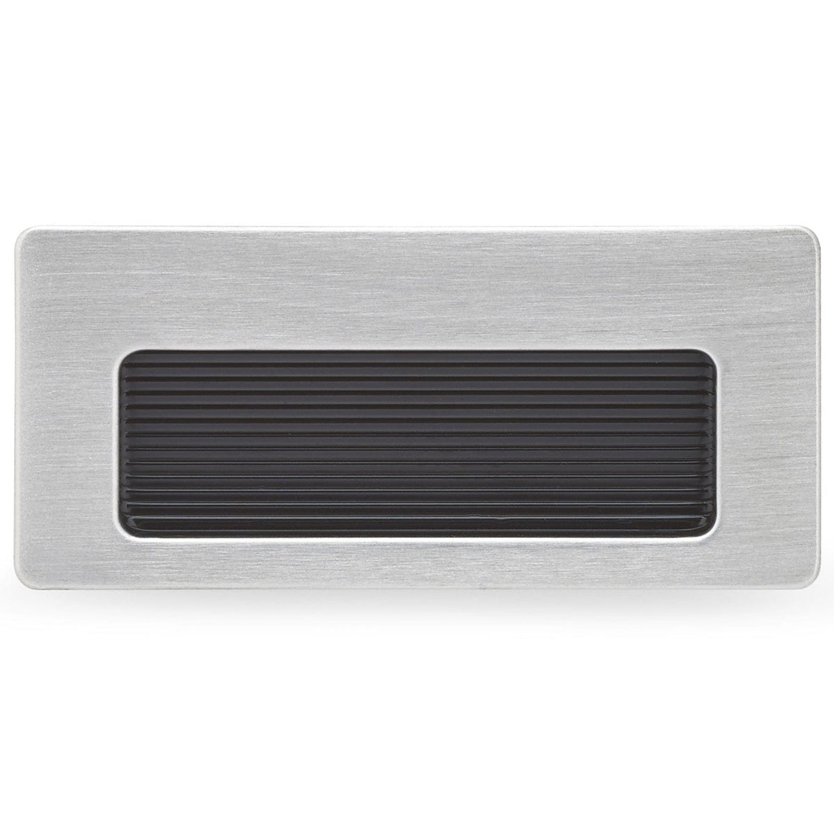 Contemporary Recessed Pull, 3-3/8" x 1-17/32", Brushed Chrome