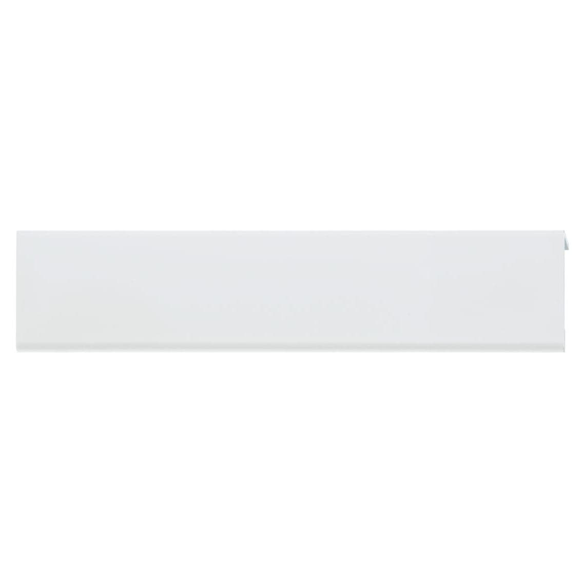 Contemporary Edge Pull, 5-1/16" Center-to-Center, White