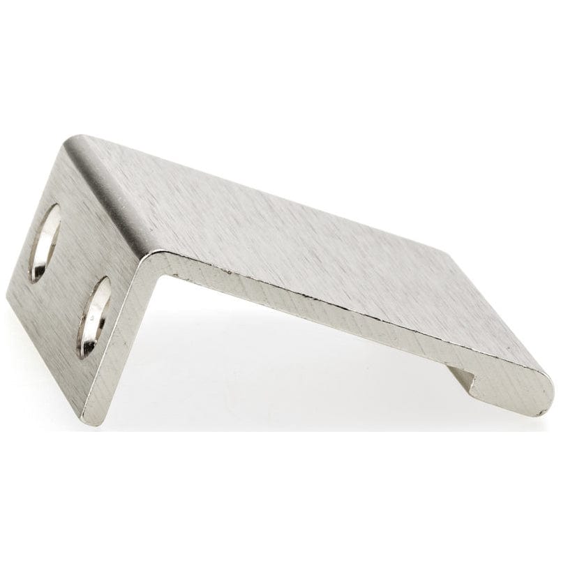 Contemporary Edge Pull, 1" Center-to-Center, Stainless Steel