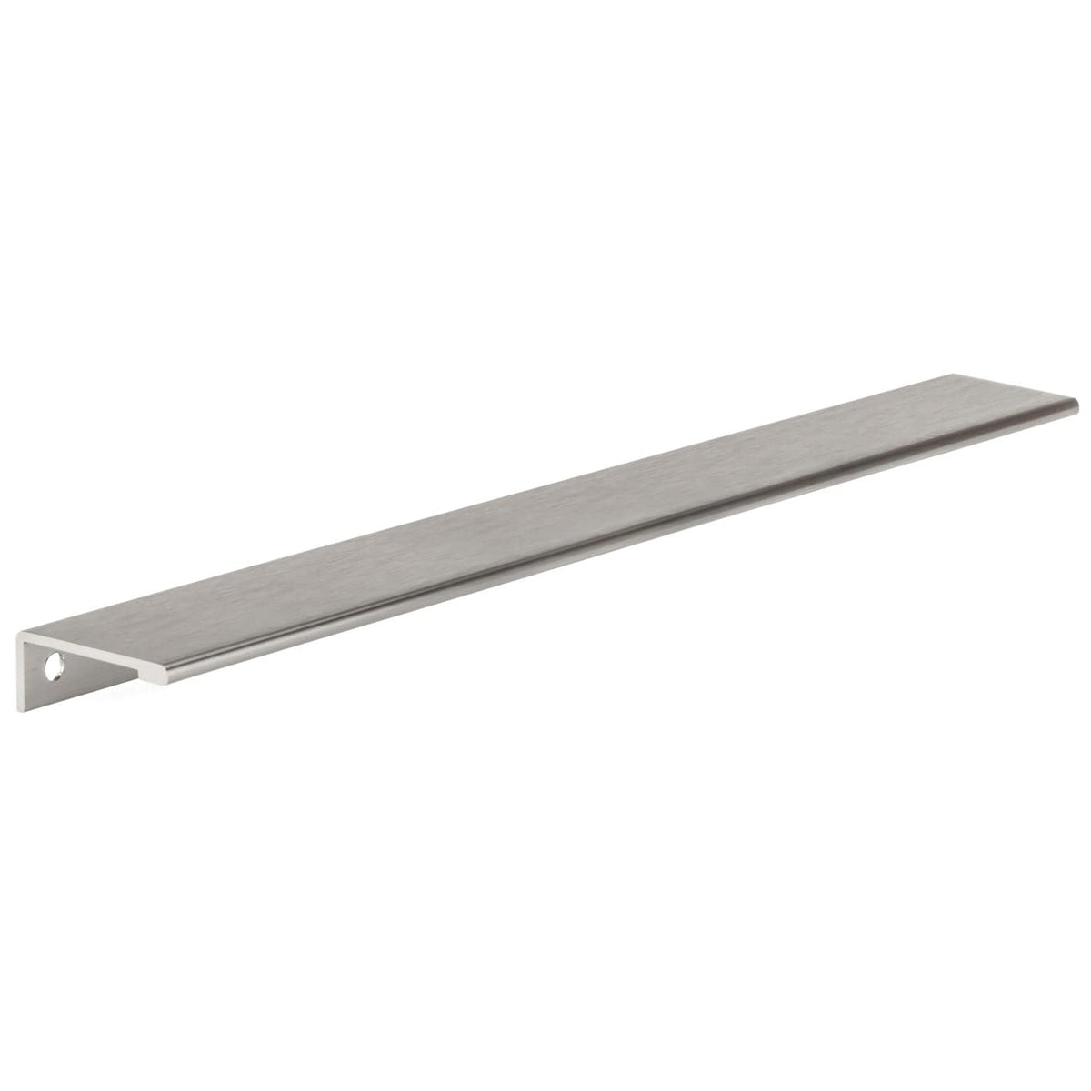 Contemporary Edge Pull, 16-3/8" Center-to-Center, Stainless Steel