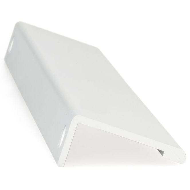 Contemporary Edge Pull, 16-3/8" Center-to-Center, White