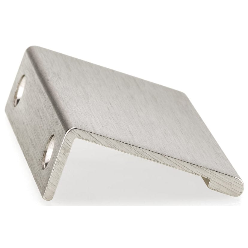 Contemporary Edge Pull, 1-31/32" Center-to-Center, Stainless Steel