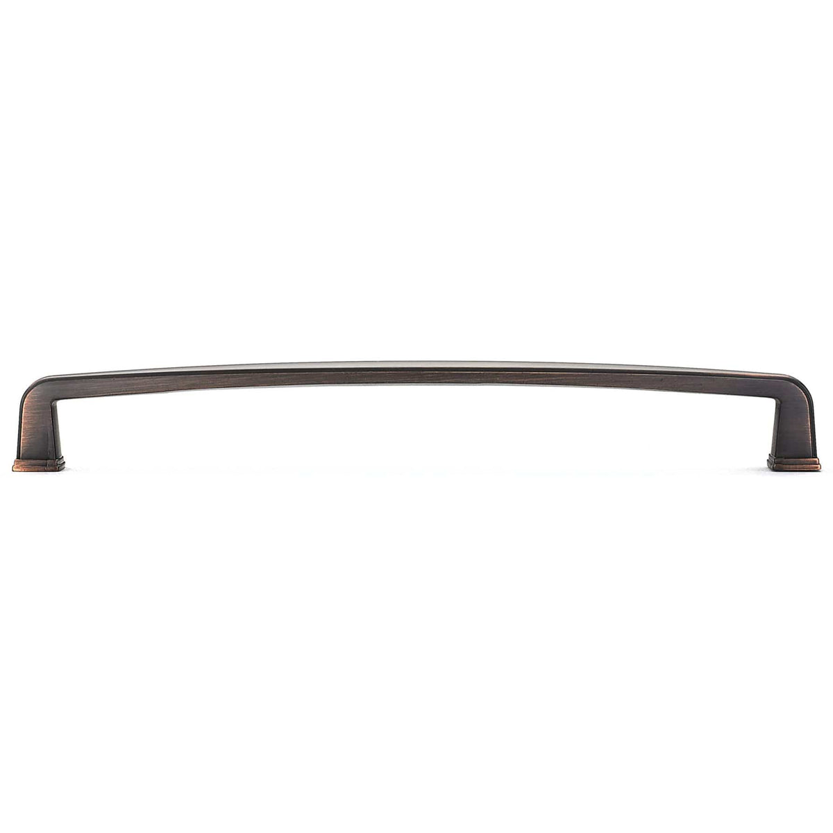 Squared Transitional Pull - 7-9/16" Center-to-Center - 8-1/16" OL - Brushed Oil-Rub Bronze