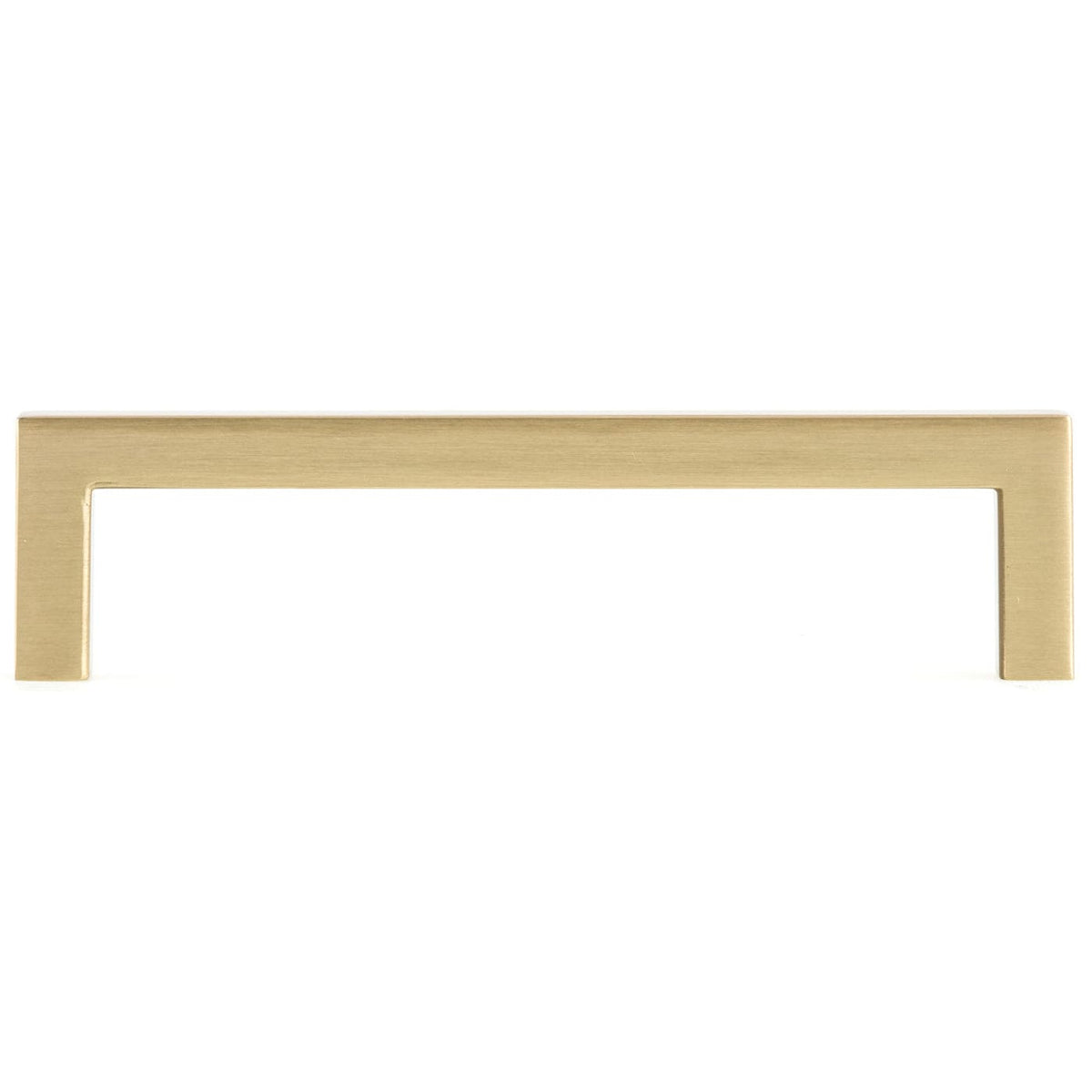 Contemporary Right-Angled Pull - 5-1/16" Center-to-Center - 5-7/16" OL - Champagne Bronze
