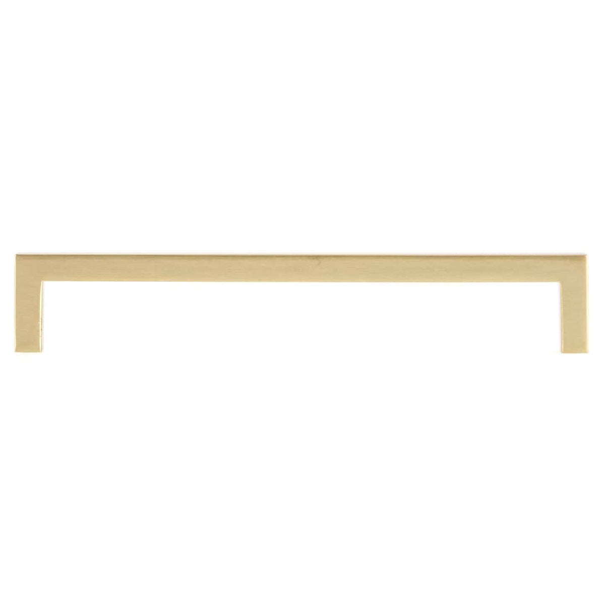 Contemporary Pull, 7-9/16" Center-to-Center, Satin Brass