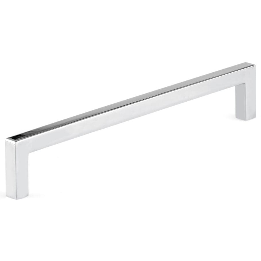 Contemporary Pull - 7-9/16" Center-to-Center - Polished Nickel