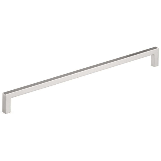 Contemporary Pull, 12-5/8" Center-to-Center, Brushed Nickel