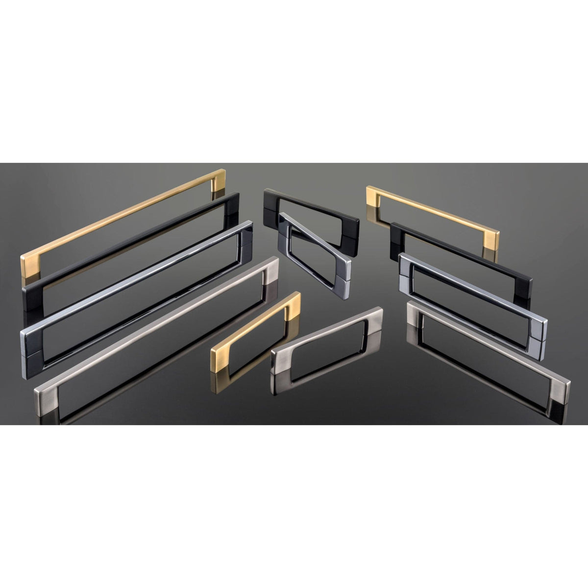Contemporary Pull, 12-5/8" Center-to-Center, Brushed Nickel
