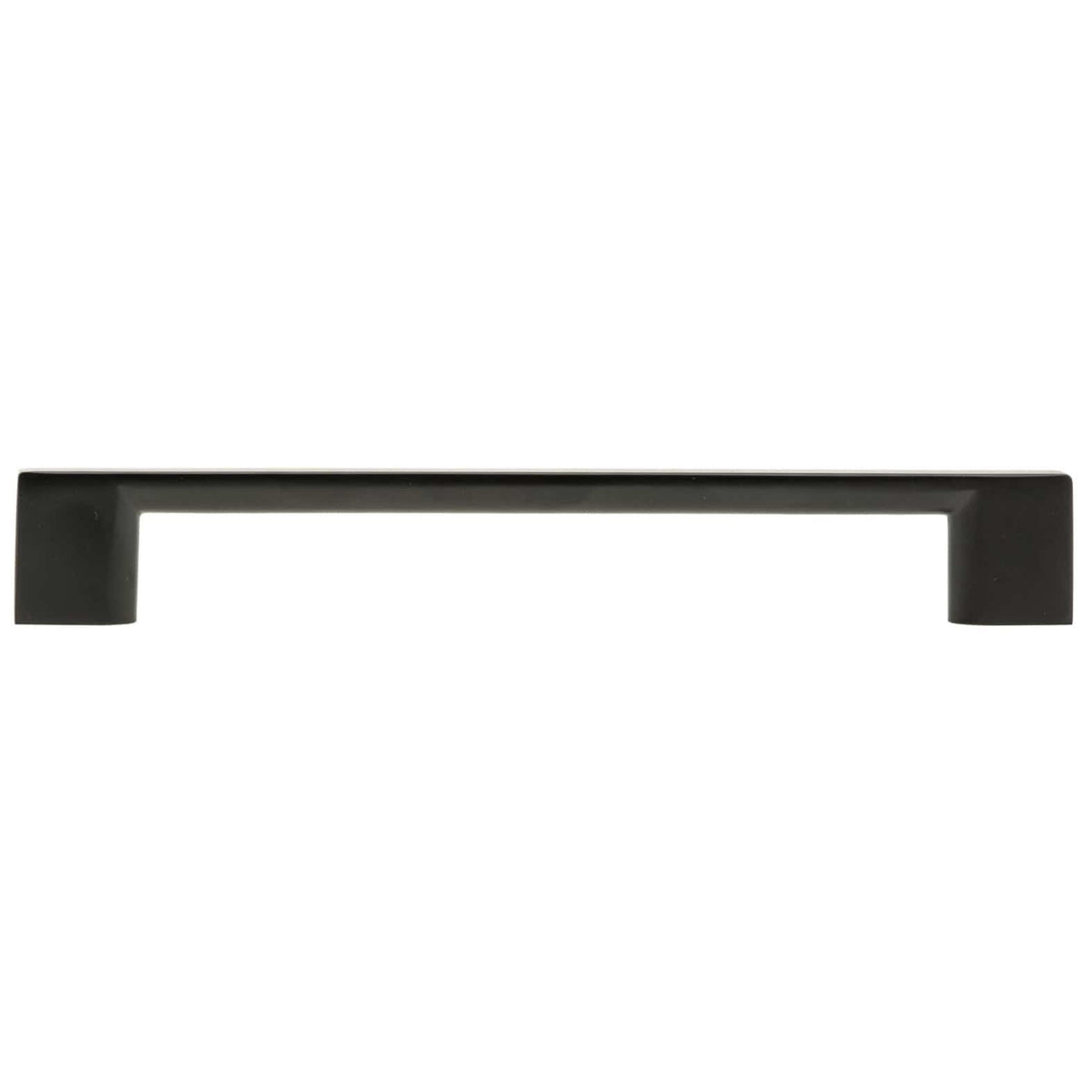 Contemporary Pull, 3-3/4" Center-to-Center, Matte Black