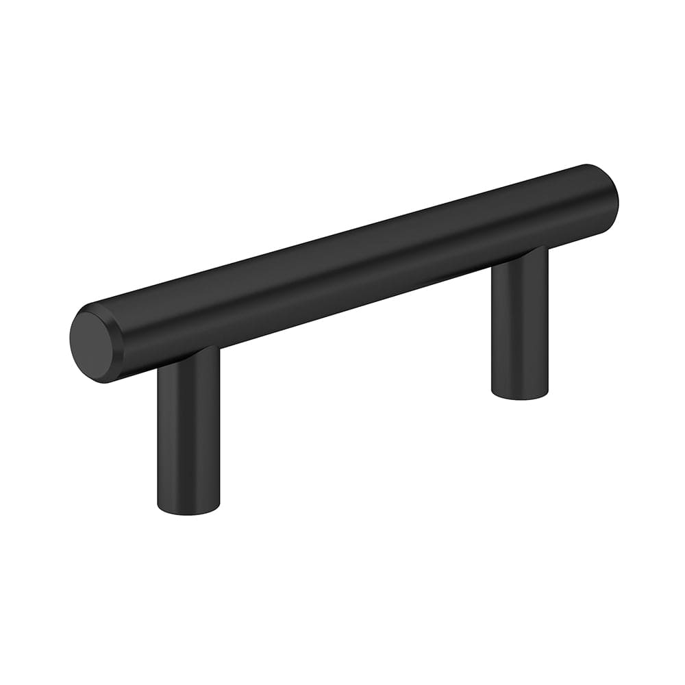 Contemporary Pull, 1/8" Center-to-Center, Matte Black