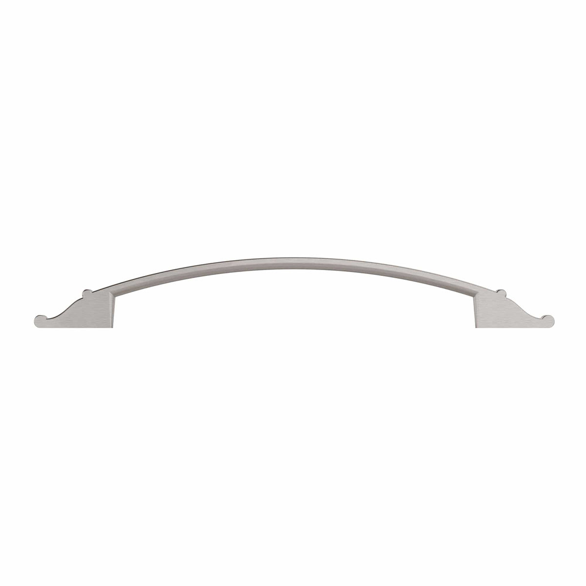 Traditional Pull, 7-9/16" Center-to-Center, Brushed Nickel