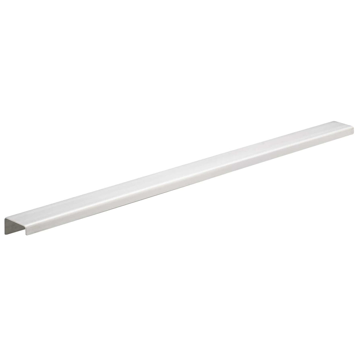Contemporary Edge Pull, 20" Center-to-Center, Stainless Steel