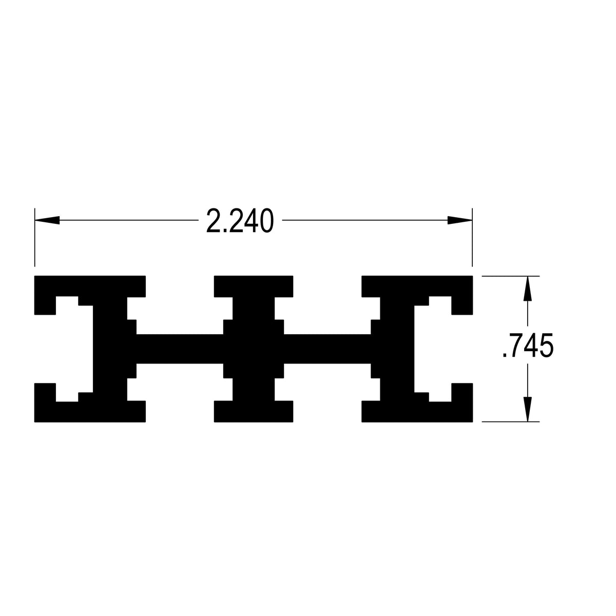 Multi-Track - 3X - 24"
