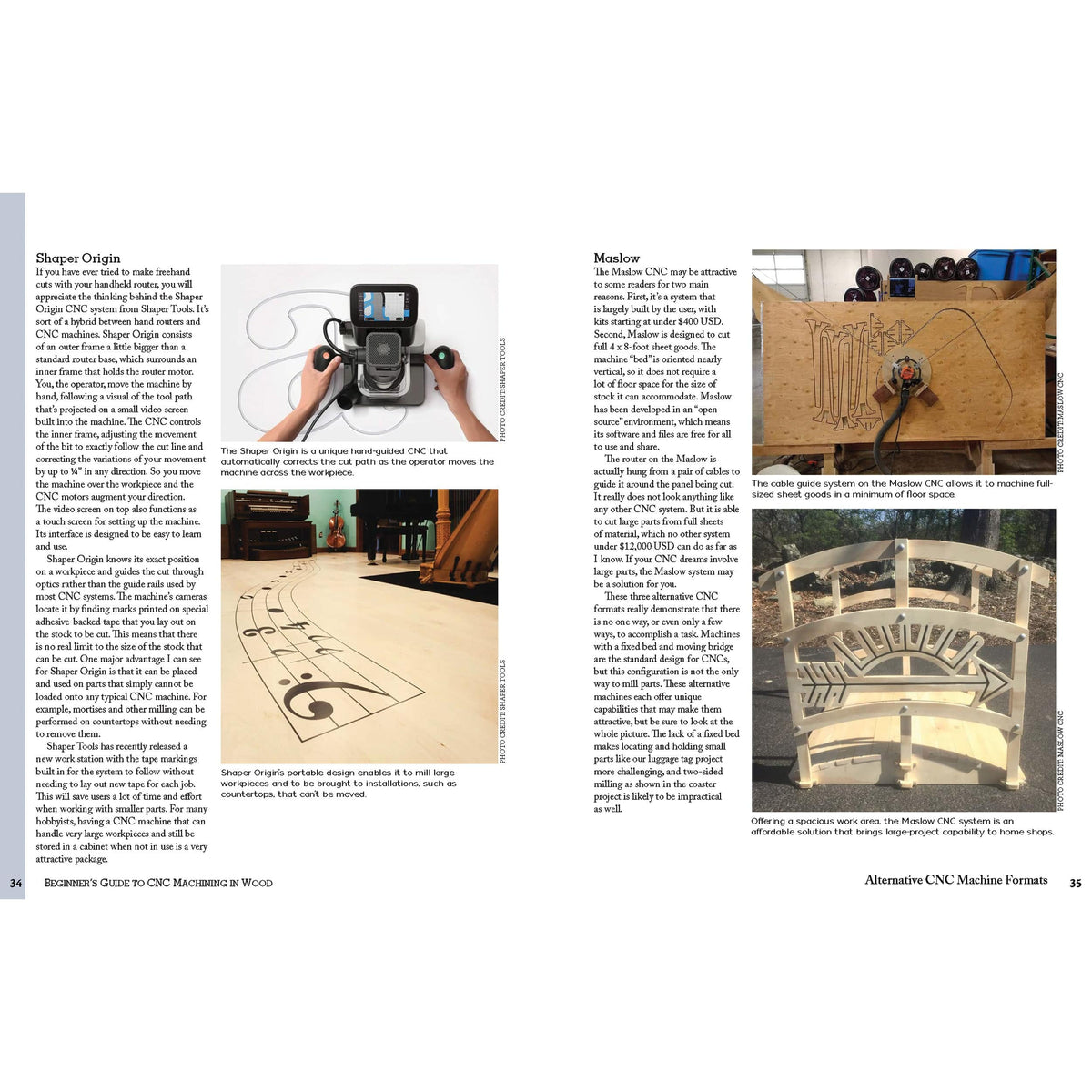 Beginner's Guide to CNC Machining in Wood: Understanding the Machines, Tools, and Software, Plus Projects to Make