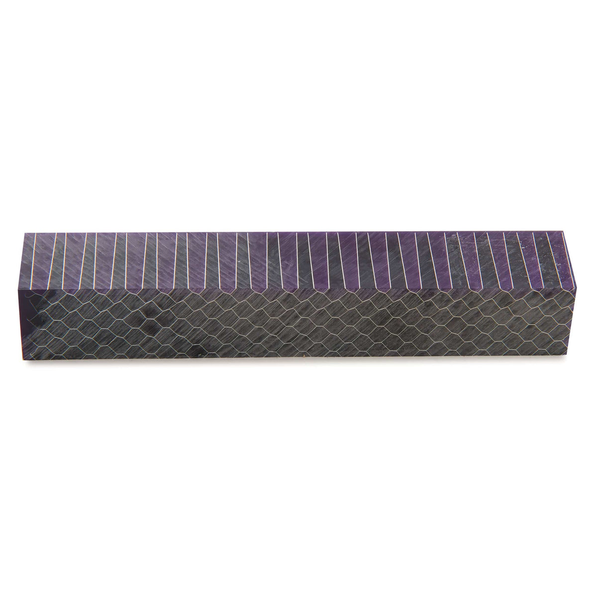 Honeycomb Acrylic Pen Blank - 3/4" x 3/4" x 5"