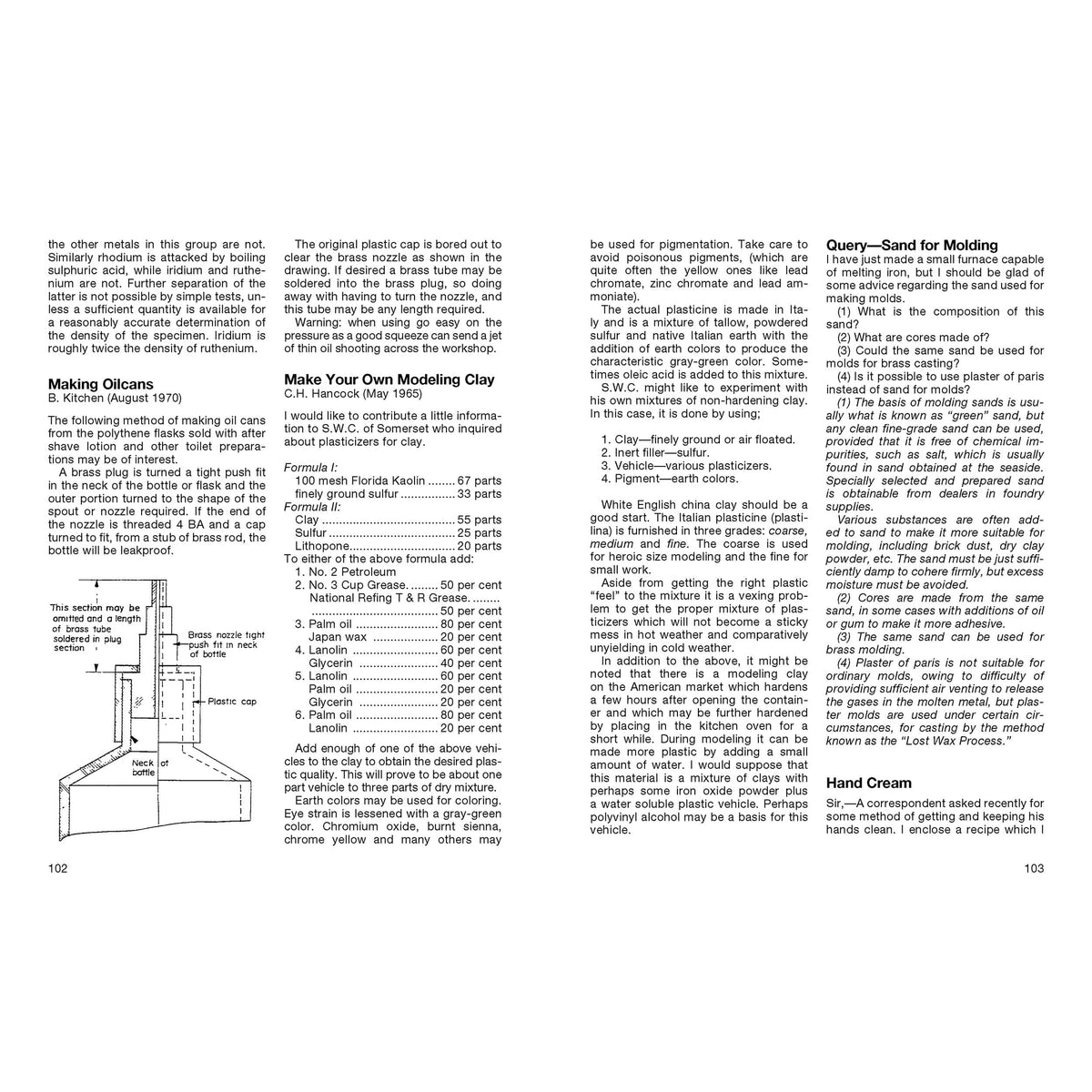 Metalworker's Hints and Tips for Home Machinists