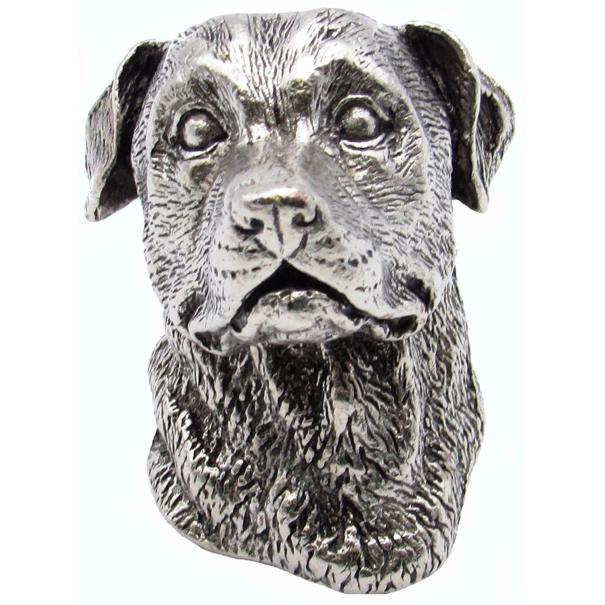 Rottweiler Knob Pewter Oxide