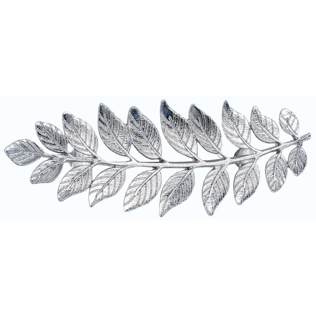 Fern Leaf Pull 2-15/16" Center Nickel