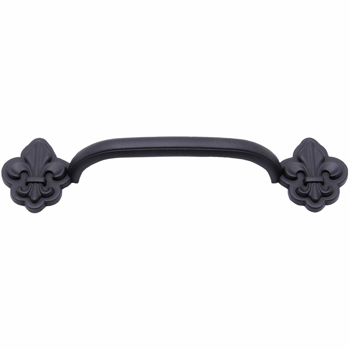 Fleur De Lis Arch Pull 3-3/4" Center Oil Rubbed Bronze