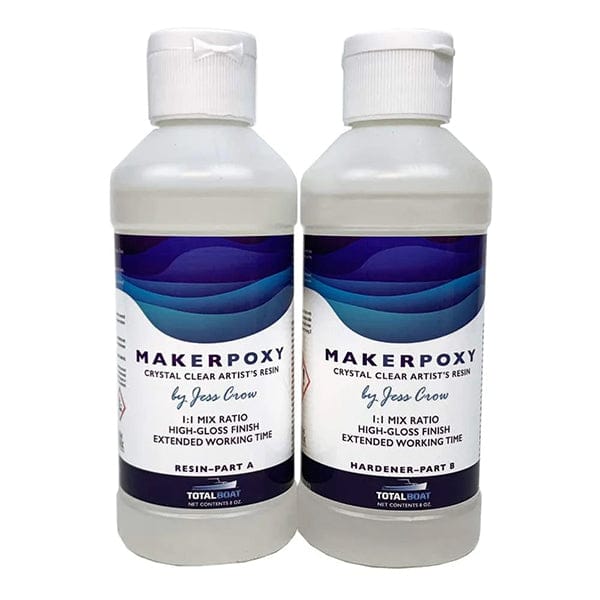 MakerPoxy Crystal Clear Artist Resin by Jess Crow