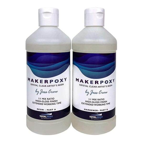 MakerPoxy Crystal Clear Artist Resin by Jess Crow