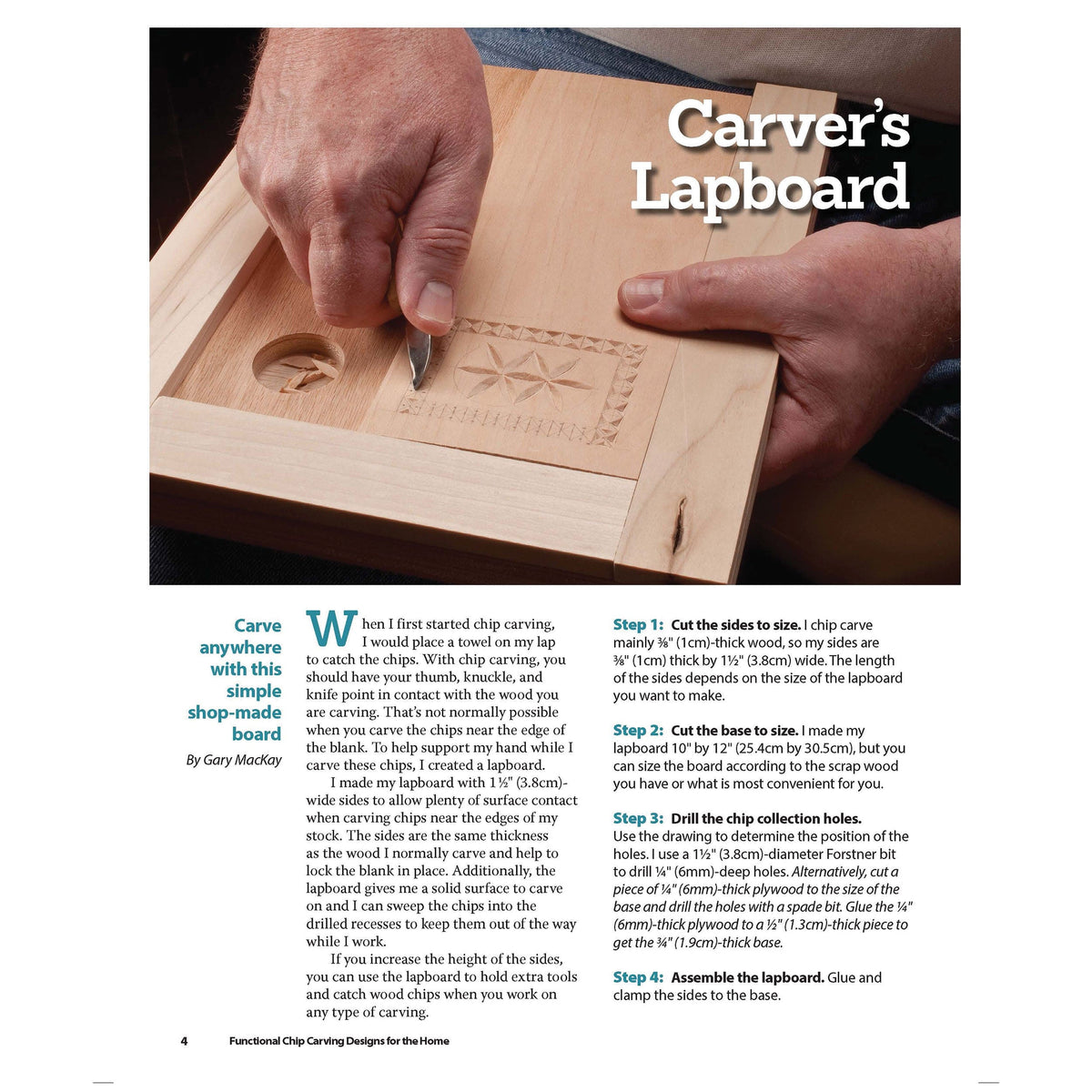 Functional Chip Carving Designs for the Home