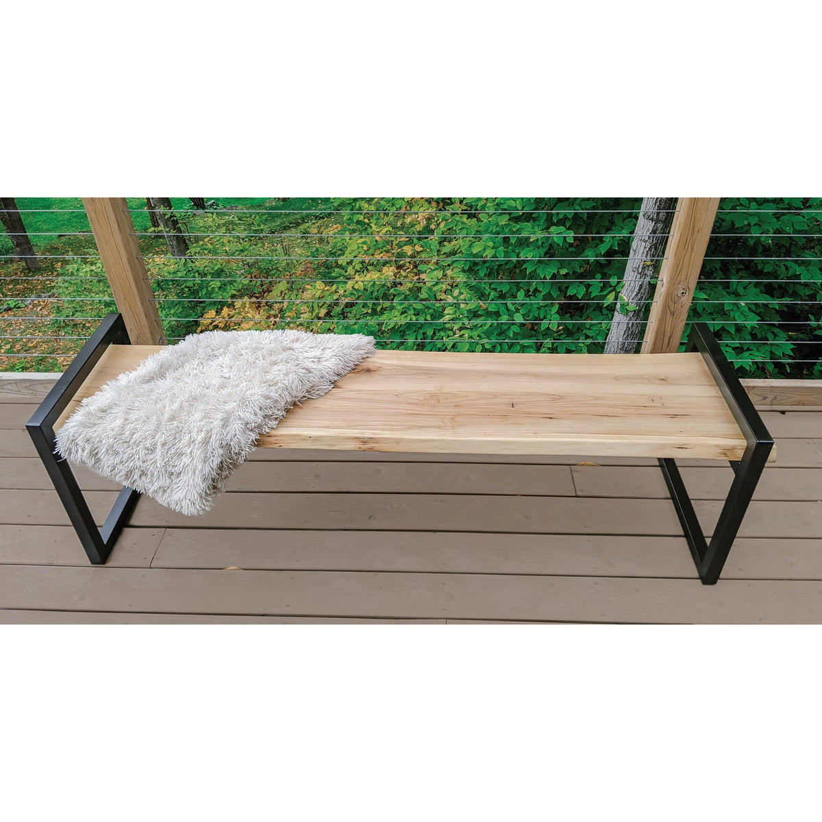 Cube Bench Legs - 20" - Black - Pair