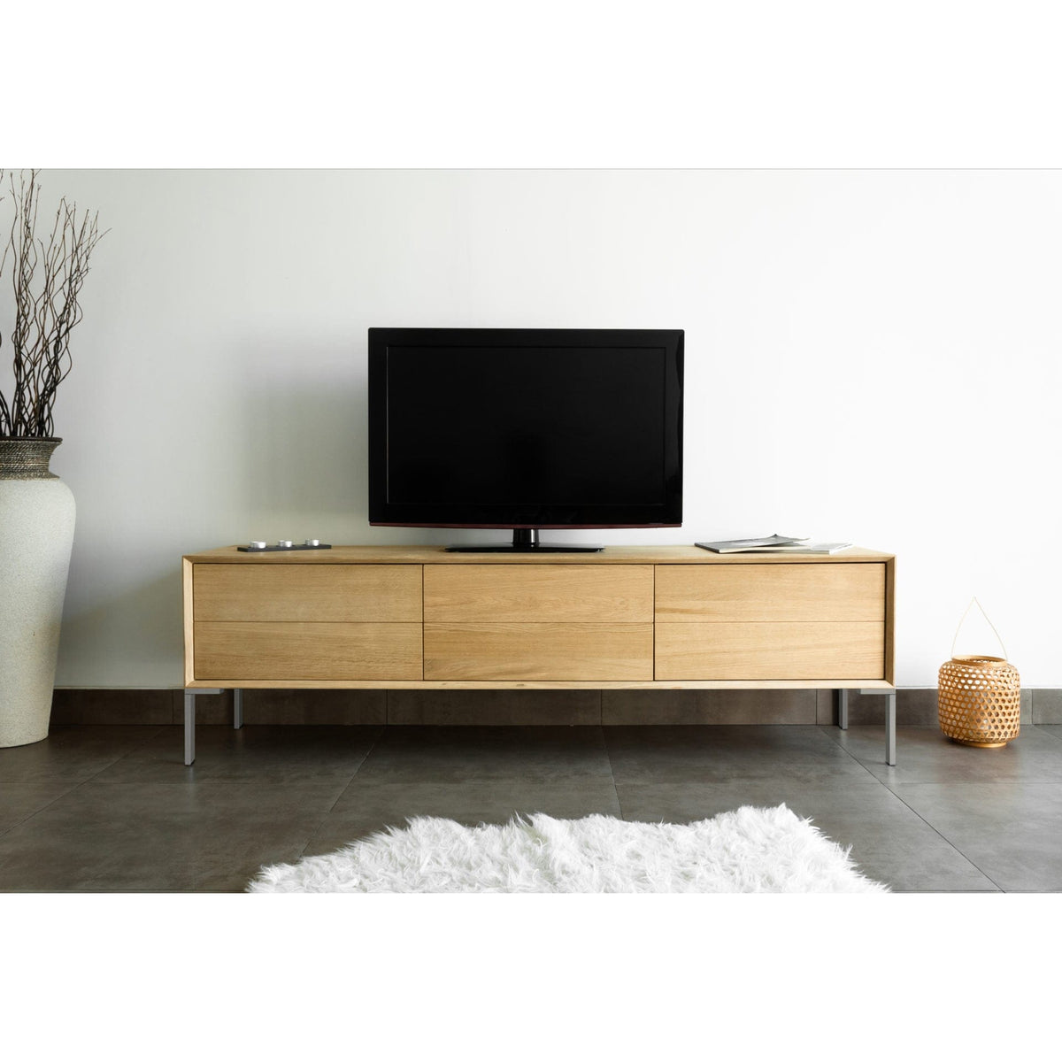 4-23/32" (120 mm) Adjustable Contemporary Versatile T or L Shaped Furniture Leg Matte Black