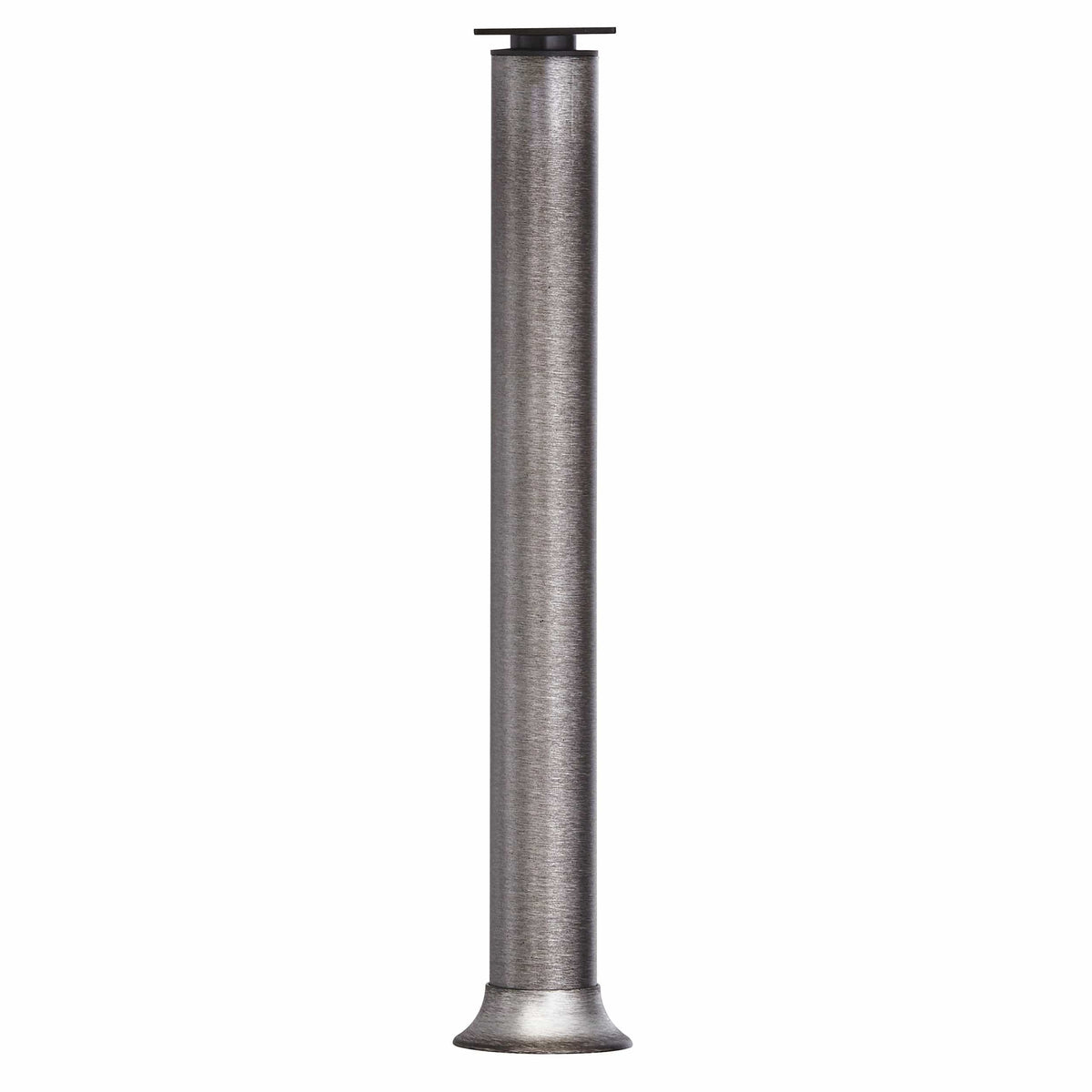 7-7/8" (200 mm) Vintage Adjustable Round Leg Rustic Iron