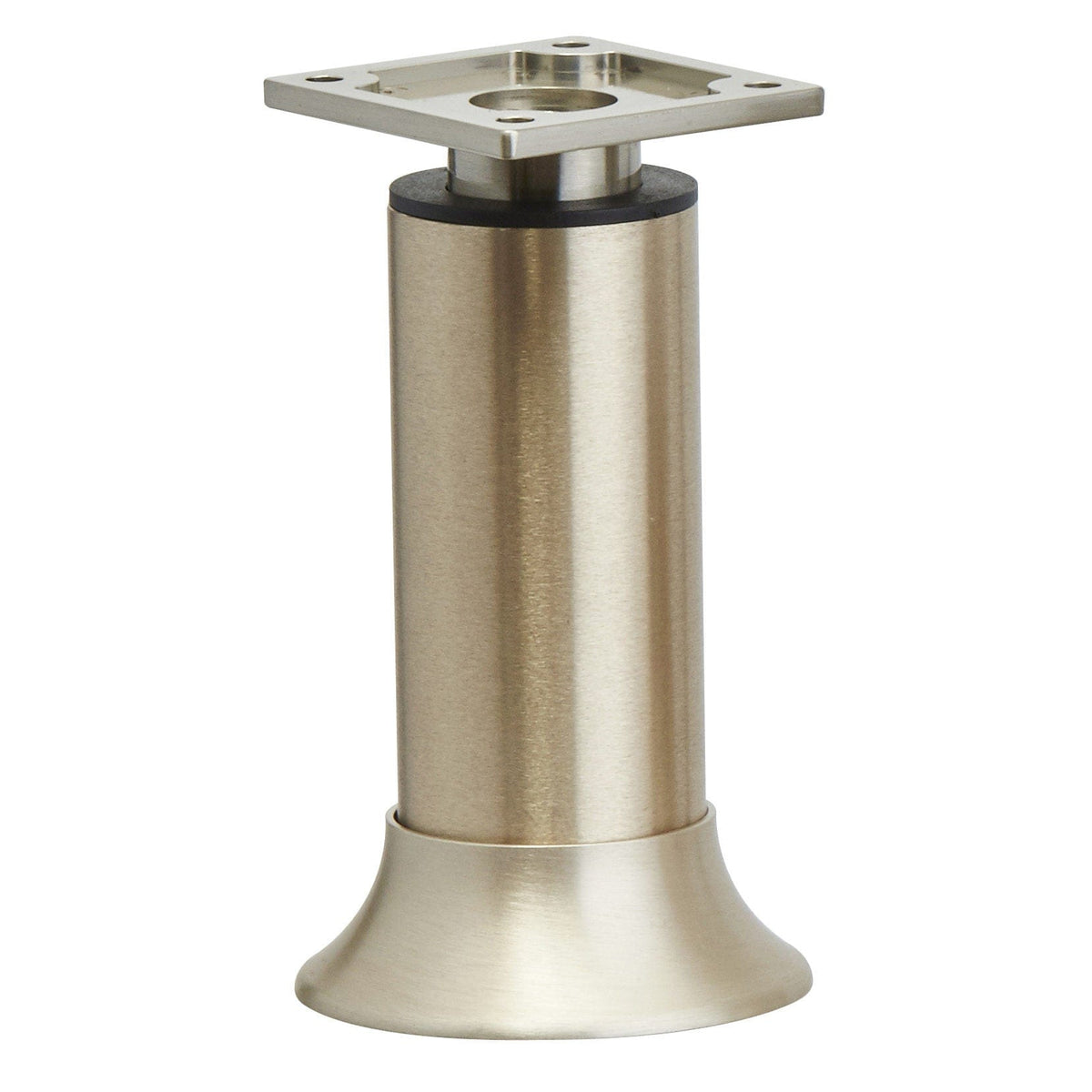 9-27/32" (250 mm) Vintage Adjustable Round Leg Stainless Steel