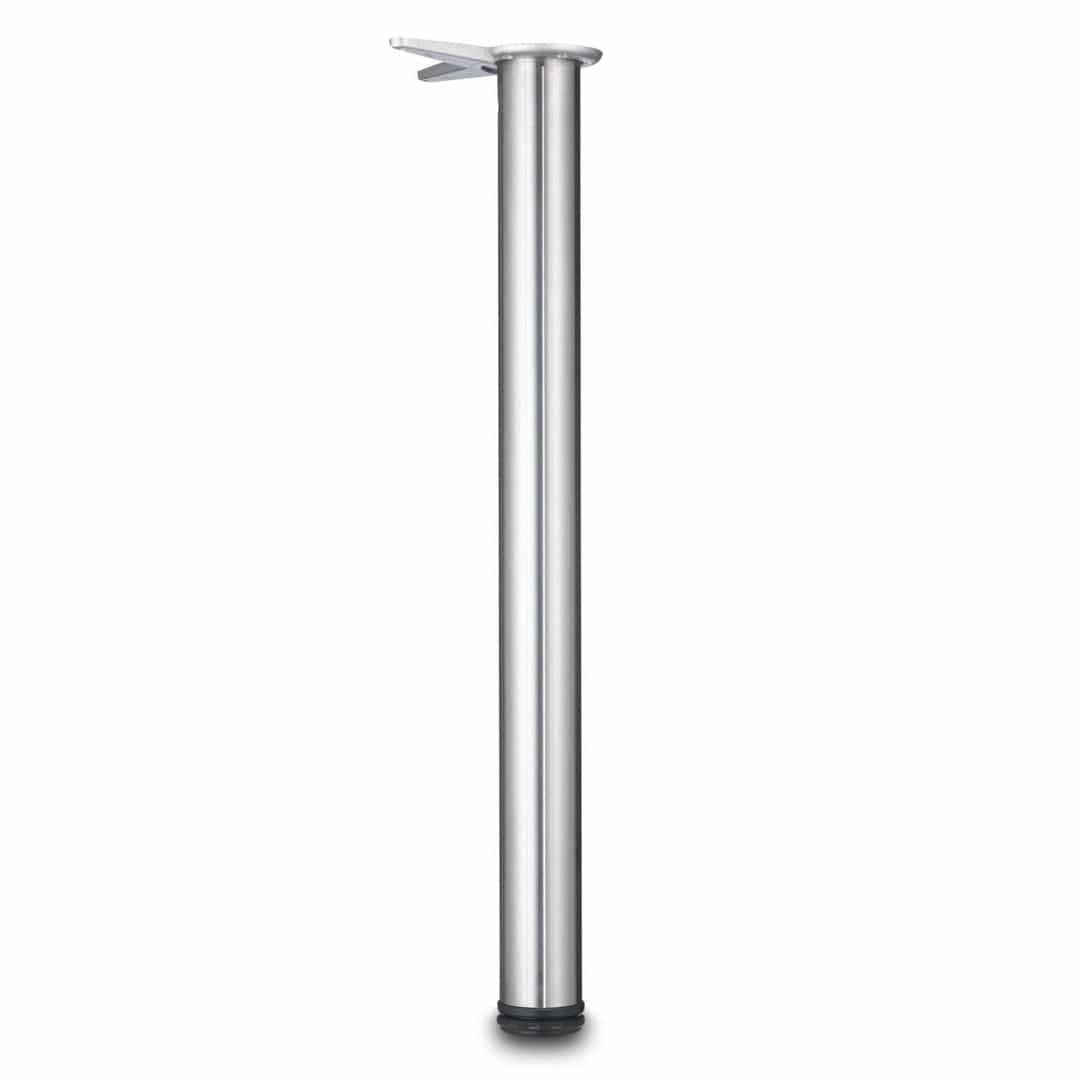 27-1/2" (700 mm) Adjustable Table Leg Stainless Steel Pack of 4